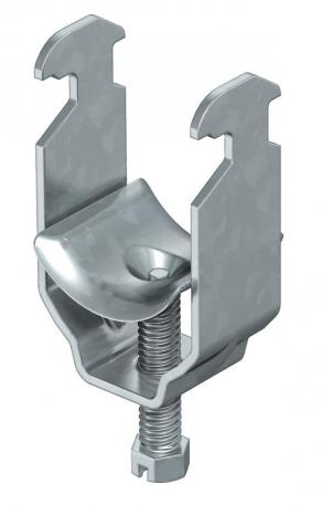 Clamp clip, single, FT metal pressure trough