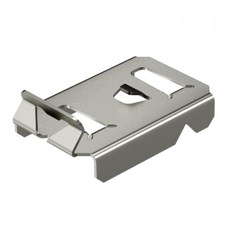 Hold-down clamp for separating retainer fastening
